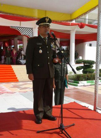 Kodim 0321/Rohil Irup HUT TNI Ke 72 Ditaman Budaya